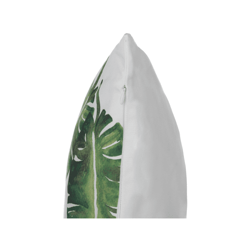 Conjunto de 2 almofadas decorativas DIANELLA 45 x 45 cm Verde escuro Padrão de plantas