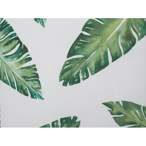 Conjunto de 2 almofadas decorativas DIANELLA 45 x 45 cm Verde escuro Padrão de plantas