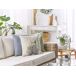 Beliani Cojín decorativo FATSIA Beliani Cojín decorativo FATSIA Gris Oscuro
