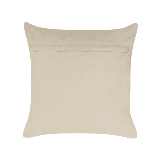 Conjunto de 2 almofadas decorativas OUJDA Algodão 50 x 50 cm Dourado Padrão geométrico
