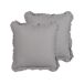 Beliani Cojín decorativo GLABRA Beliani Cojín decorativo GLABRA Gris