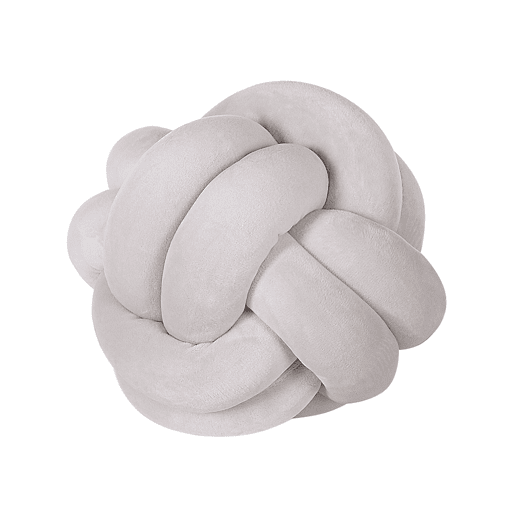 Almofada decorativa MALNI Veludo 20 x 20 cm Cinzento claro Sólido