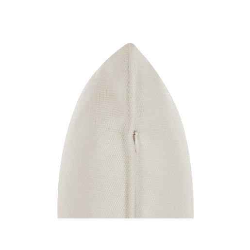 Conjunto de 2 almofadas decorativas HELIOTROPE 45 x 45 cm Branco Sólido