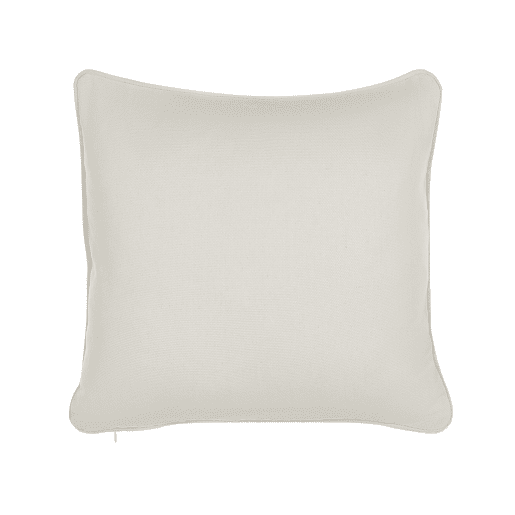 Conjunto de 2 almofadas decorativas HELIOTROPE 45 x 45 cm Branco Sólido