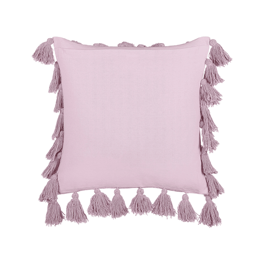 Conjunto de 2 almofadas decorativas LYNCHIS Algodão 45 x 45 cm Rosa