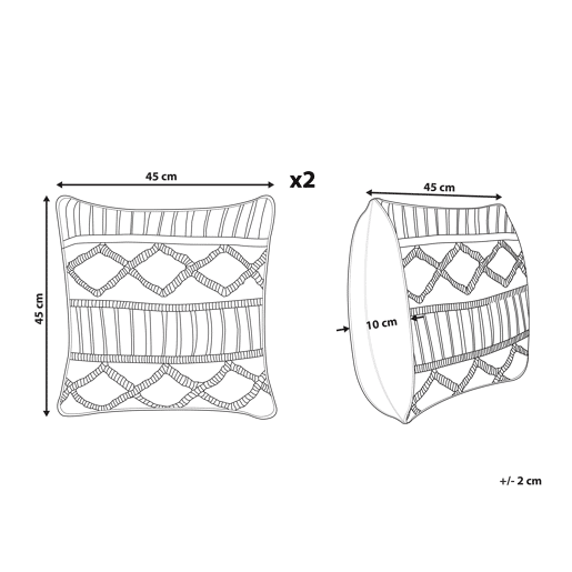 Beliani Almofada decorativa KARATAS