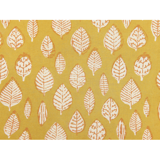 Conjunto de 2 almofadas decorativas GINNALA Algodão 45 x 45 cm Amarelo Padrão de plantas