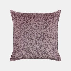 Almofada decorativa KALMIA Veludo 45 x 45 cm Rosa Padrão floral