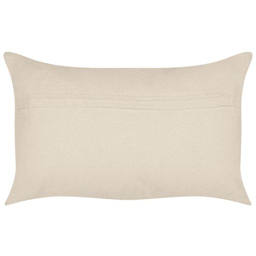 Conjunto de 2 almofadas decorativas INULA Algodão 30 x 50 cm Laranja Padrão geométrico
