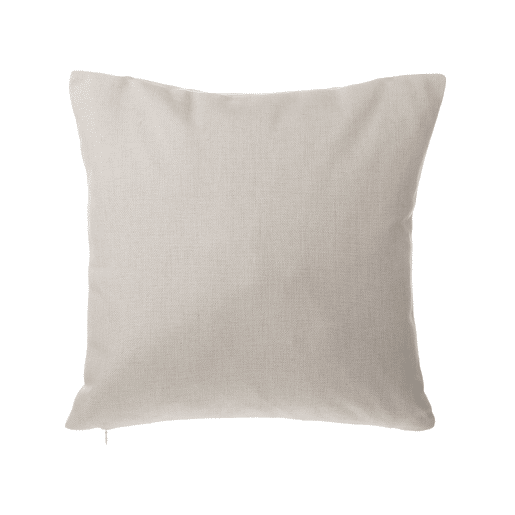 Conjunto de 2 almofadas decorativas GAURA 45 x 45 cm Creme claro Sólido