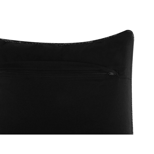 Almofada decorativa KONNI Algodão 45 x 45 cm Cinzento Padrão chevrón