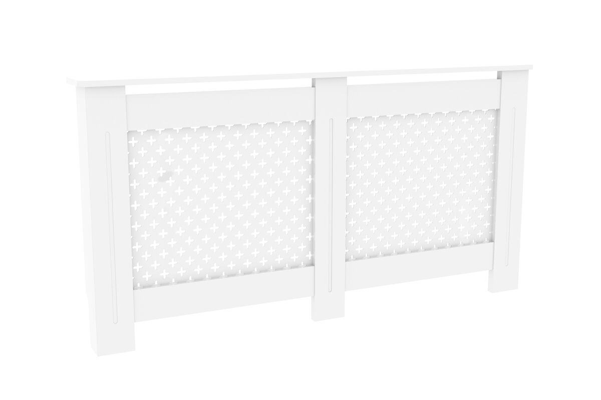 Cubre radiador de madera windsor blanco - 172 cm - moonia