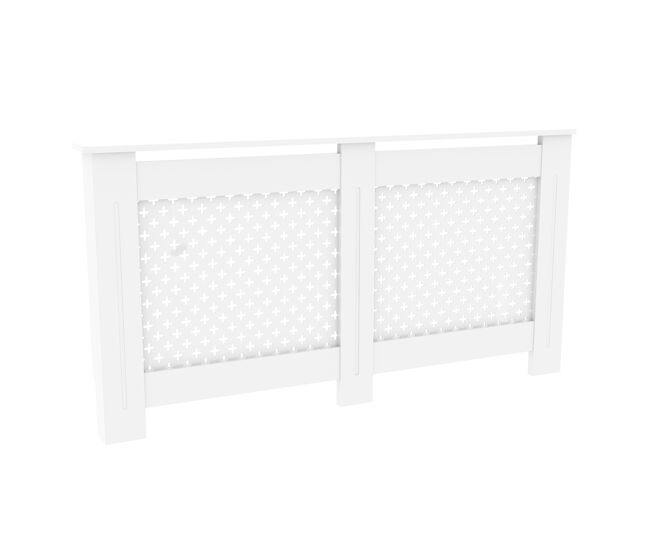 Cubre radiador de madera windsor blanco - 172 cm - moonia