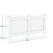 CUBRE RADIADOR WINDSOR CUBRE RADIADOR WINDSOR Blanco/ Gris