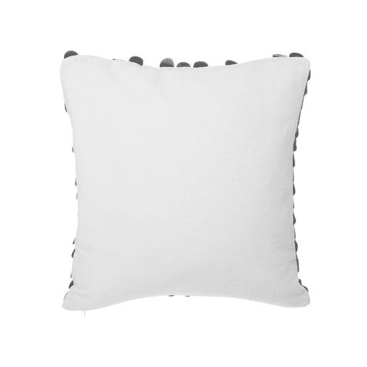 Conjunto de 2 almofadas decorativas LOBELIA Pele sintética 45 x 45 cm Preto Sólido