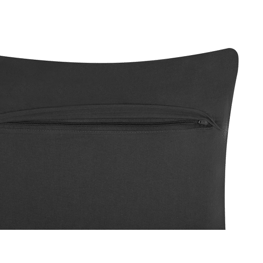 Conjunto de 2 almofadas decorativas LALAM Algodão 45 x 45 cm Cinzento Padrão geométrico