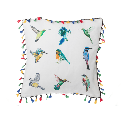 Conjunto de 2 almofadas decorativas MALLOW 45 x 45 cm Multicolor