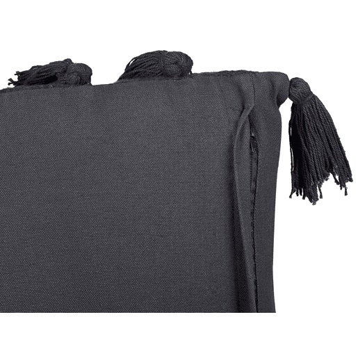 Almofada decorativa LYTHRUM Algodão 55 x 35 cm Preto Sólido