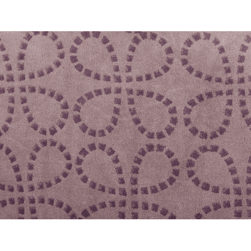 Almofada decorativa LARKSPUR Veludo 45 x 45 cm Rosa Padrão geométrico
