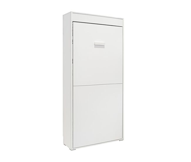 Cama abatible vertical de 90x190 color blanco