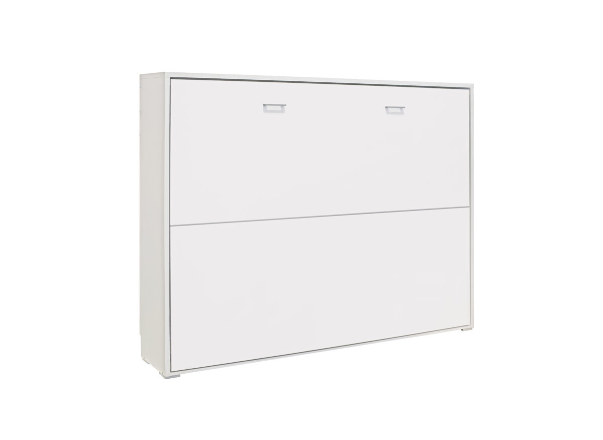 Cama abatible horizontal de matrimonio 135x190 color blanco