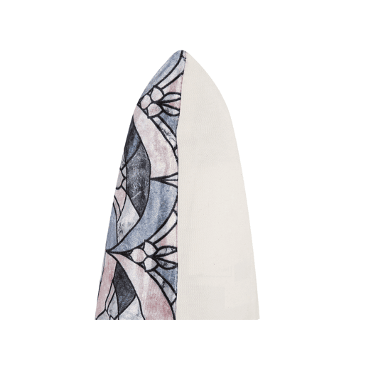 Conjunto de 2 almofadas decorativas KOODAL 45 x 45 cm Multicolor Padrão geométrico