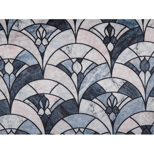 Conjunto de 2 almofadas decorativas KOODAL 45 x 45 cm Multicolor Padrão geométrico