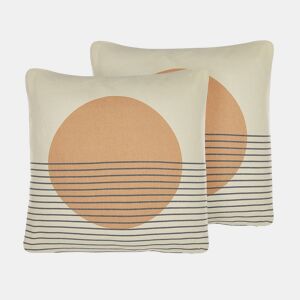 Beliani Almofada decorativa MOONFLOWER