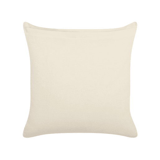 Almofada decorativa MYRICA Algodão 45 x 45 cm Branco Padrão geométrico