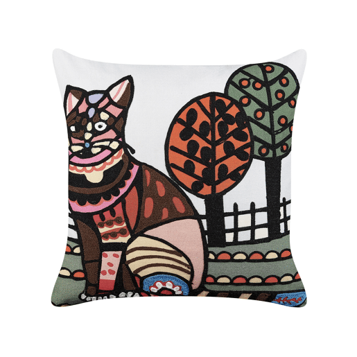 Conjunto de 2 almofadas decorativas MEHSANA Algodão 50 x 50 cm Multicolor Padrão animal