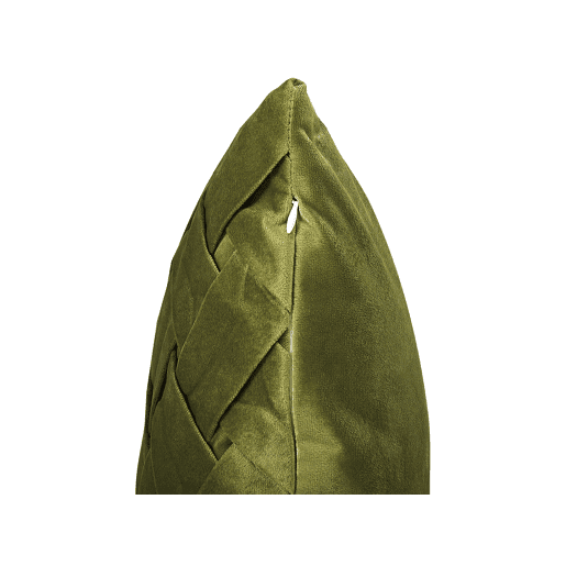 Conjunto de 2 almofadas decorativas NARCISSUS Veludo 43 x 43 cm Verde Padrão geométrico Conjunto de 2 almofadas decorativas NARCISSUS Veludo 43 x 43 cm Verde Padrão geométrico