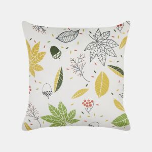 Almofada decorativa MULLEIN Veludo 45 x 45 cm Multicolor Padrão de plantas