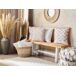 Beliani Cojín decorativo MEADIA Beliani Cojín decorativo MEADIA Blanco/ Beige