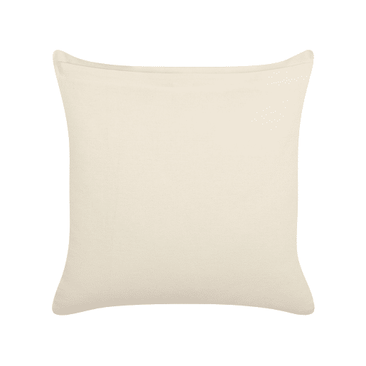 Conjunto de 2 almofadas decorativas MYRICA Algodão 45 x 45 cm Branco Padrão geométrico