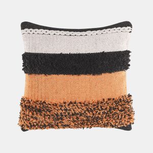 Almofada decorativa MIHALGAZI Algodão 45 x 45 cm Multicolor Às riscas