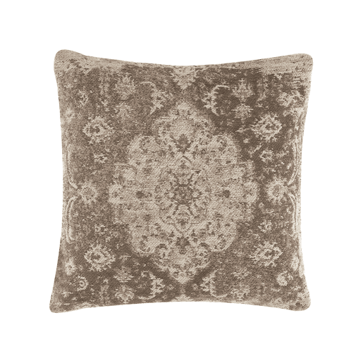 Conjunto de 2 almofadas decorativas MIMISAL Algodão 45 x 45 cm Castanho Padrão oriental