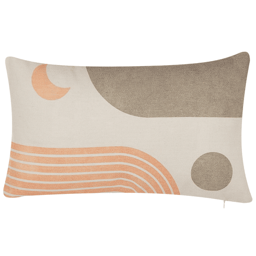 Conjunto de 2 almofadas decorativas MELAMPODIUM 30 x 50 cm Multicolor Padrão abstracto