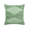 Almofada decorativa RHOEO Algodão 45 x 45 cm Verde claro
