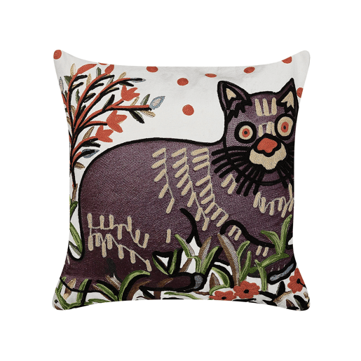 Conjunto de 2 almofadas decorativas PHUSRO Algodão 50 x 50 cm Multicolor Padrão animal