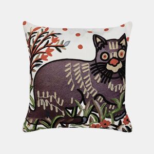 Almofada decorativa PHUSRO Algodão 50 x 50 cm Multicolor Padrão animal