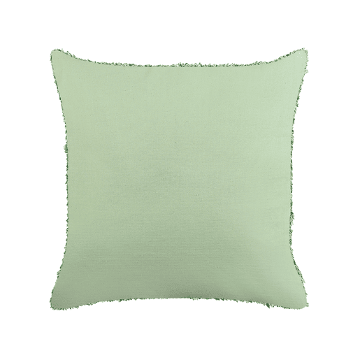 Conjunto de 2 almofadas decorativas RHOEO Algodão 45 x 45 cm Verde claro