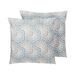 Beliani Cojín decorativo PRIMROSE Beliani Cojín decorativo PRIMROSE Azul Claro