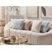 Beliani Cojín decorativo PRIMROSE Beliani Cojín decorativo PRIMROSE Azul Claro