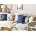 Beliani Cojín decorativo PLEIONE 45x45 Beliani Cojín decorativo PLEIONE 45x45 Azul