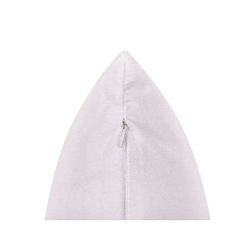 Conjunto de 2 almofadas decorativas PHLOX Algodão 45 x 45 cm Branco