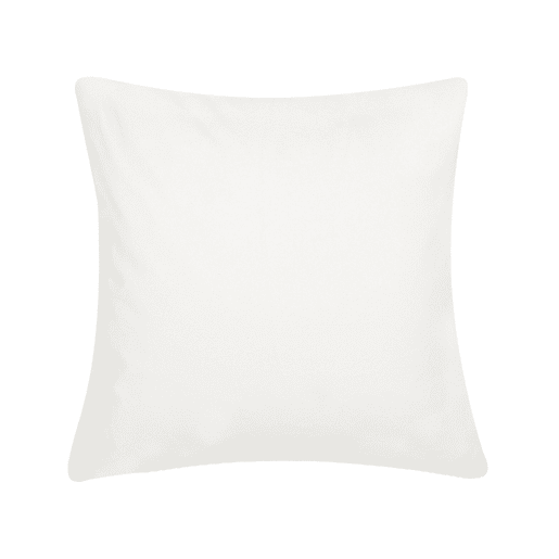Conjunto de 2 almofadas decorativas PEPEROMIA Algodão 45 x 45 cm Branco Padrão de plantas