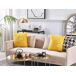 Beliani Cojín decorativo PINUS 45x45 Beliani Cojín decorativo PINUS 45x45 Amarillo