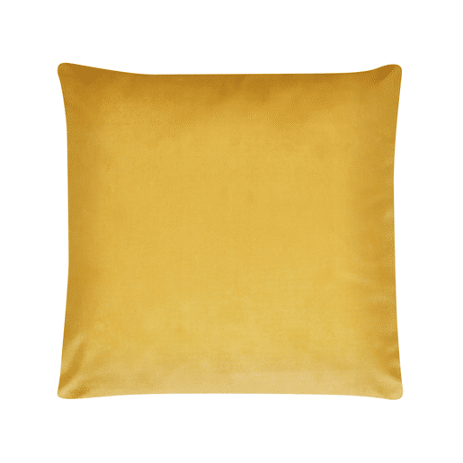 Conjunto de 2 almofadas decorativas PINUS Veludo 45 x 45 cm Amarelo Padrão geométrico