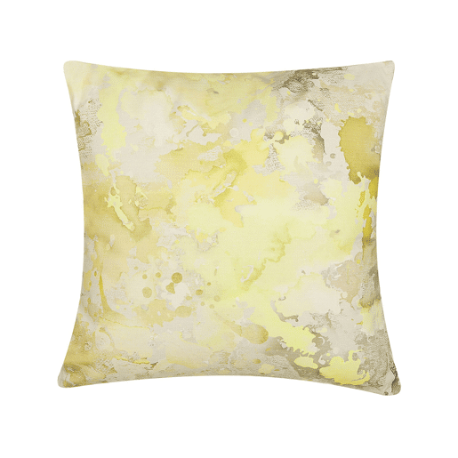 Conjunto de 2 almofadas decorativas PACHIRA Algodão 45 x 45 cm Amarelo Padrão abstracto