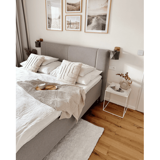 Conjunto de 2 almofadas decorativas PLEIONE Algodão 45 x 45 cm Creme claro Padrão geométrico